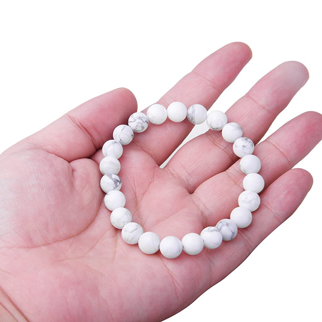 Zibuyu Bracelet Set for Yoga and Daily Wear featuring 4 Natural Stone Beads | Unisex Gift
