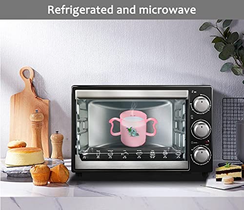 PATPAT Water Bottle for Babies and Toddlers with 260ml Scale | Soft Silicone Straw and Heat-Resistant PP Cup