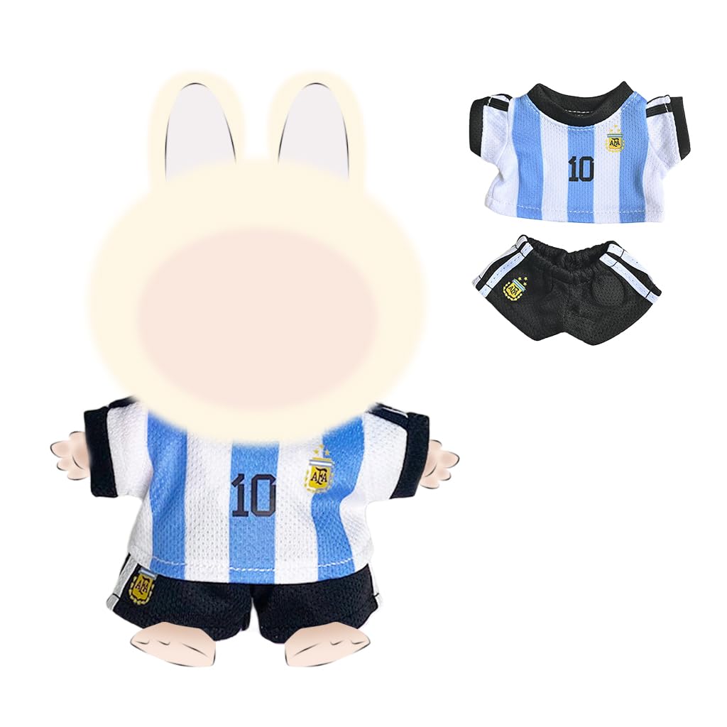 FANCYKU® Clothes Set for 17cm Doll,3 Piece Set Hat Clothing for 17cm Doll, Boys and Girls Stylish Adorable Dolls