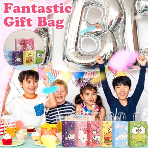 HASTHIP® Paper Bag Cartoon Printed Paper Gift Bags, Return Gifts Paper Bags for Gifting Children's Day Gift Bags