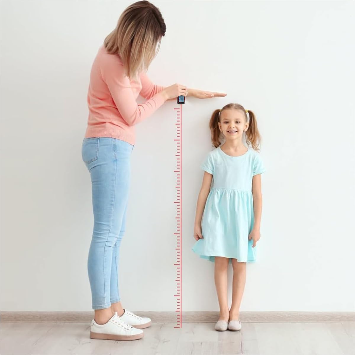 Serplex Laser Measuring Device for Construction featuring Dual Bubble Level Design ±1.5mm | 229ft LCD Backlit Distance Meter