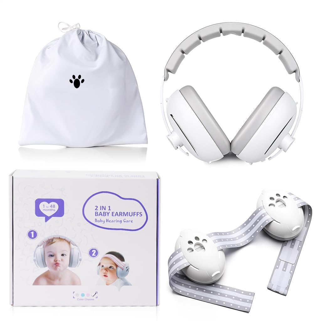 SNOWIE SOFT Baby Ear Muffs for Noise Reduction with 29db Protection and Interchangeable Headbands