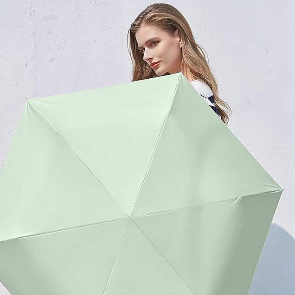 HASTHIP Sun Travel Umbrella with UPF 50+ UV Protection and Unique Ring Handle for Men & Women