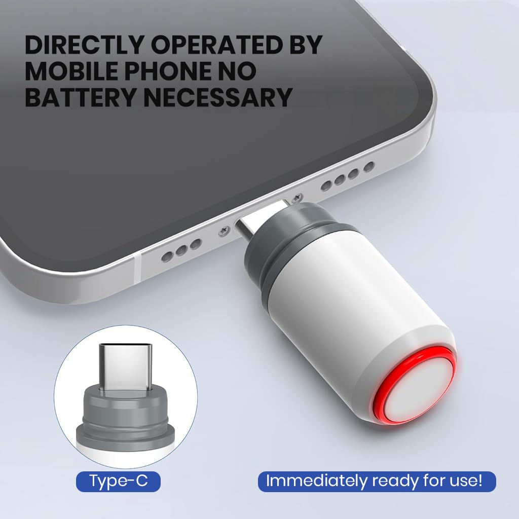 OFIFO Portable Mosquito Bite Itch Relief Device for Travel with Heat Therapy & Type C Rechargeable | IPX5 Waterproof Bug Bite Soother