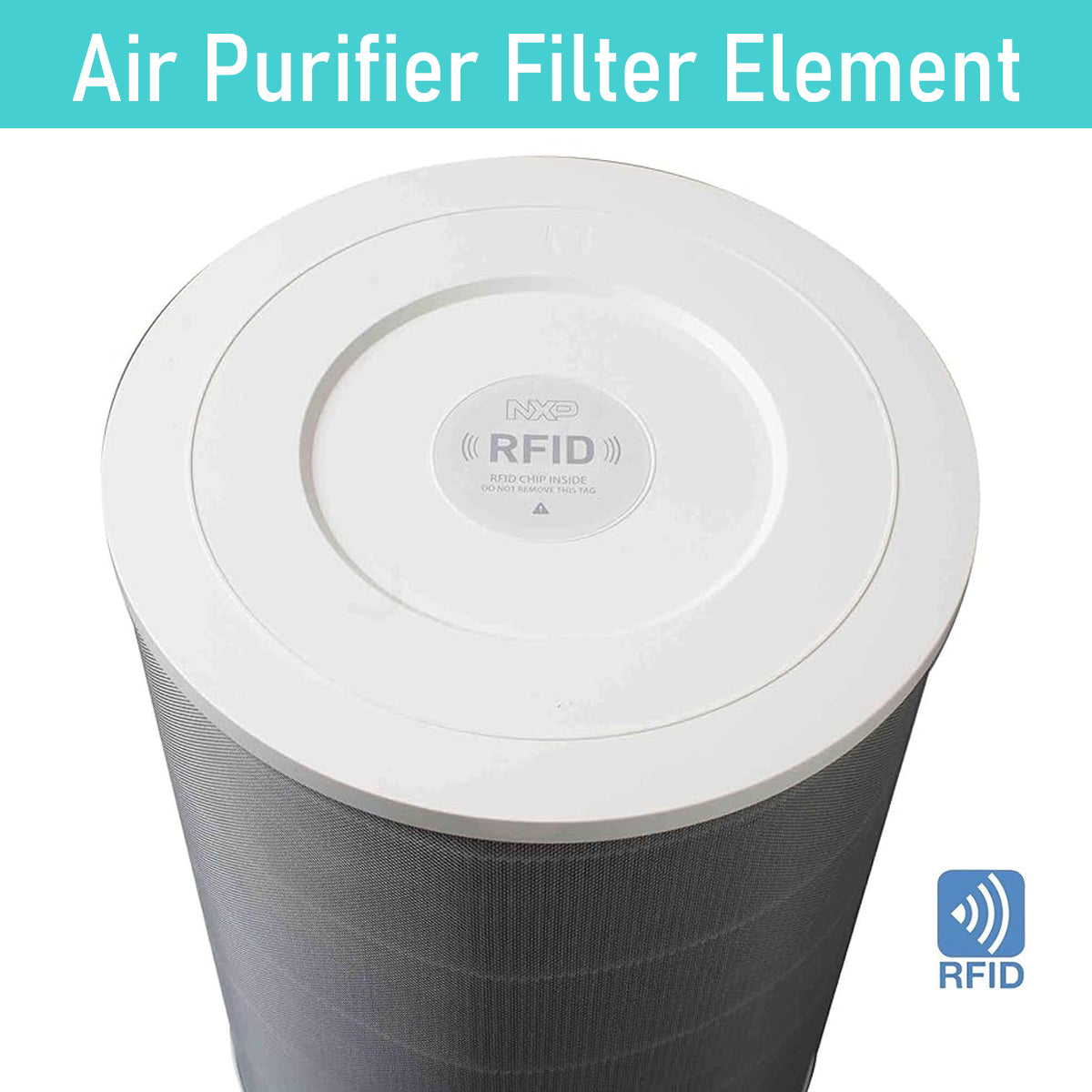 Verilux Replacement Filter for Mi Air Purifier 4 Lite Cylindrical Filter Triple Layer Activated Carbon Filter for Optimal Air Purification