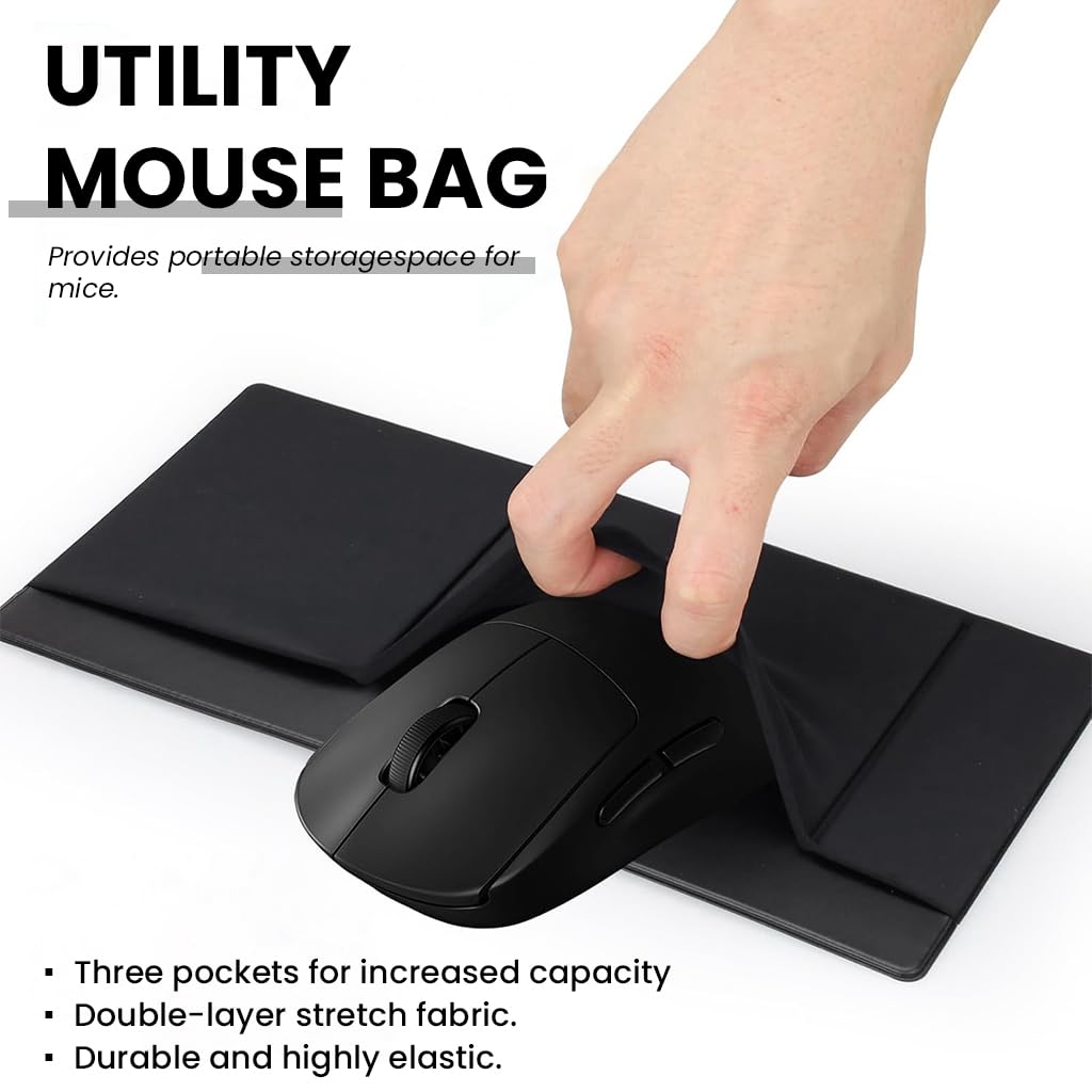 ZORBES Laptop Organizer for MacBook with 3 Pockets and Traceless Adhesive | PU 26.4x13cm Sleeve