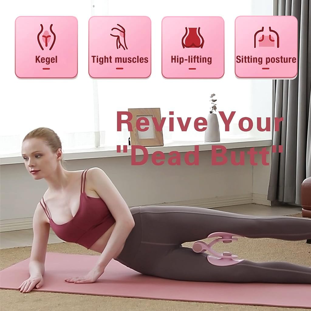 Optifit Thigh Exerciser for Home Fitness with 12kg Resistance and Angle Adjustment Knob | TPE Pad