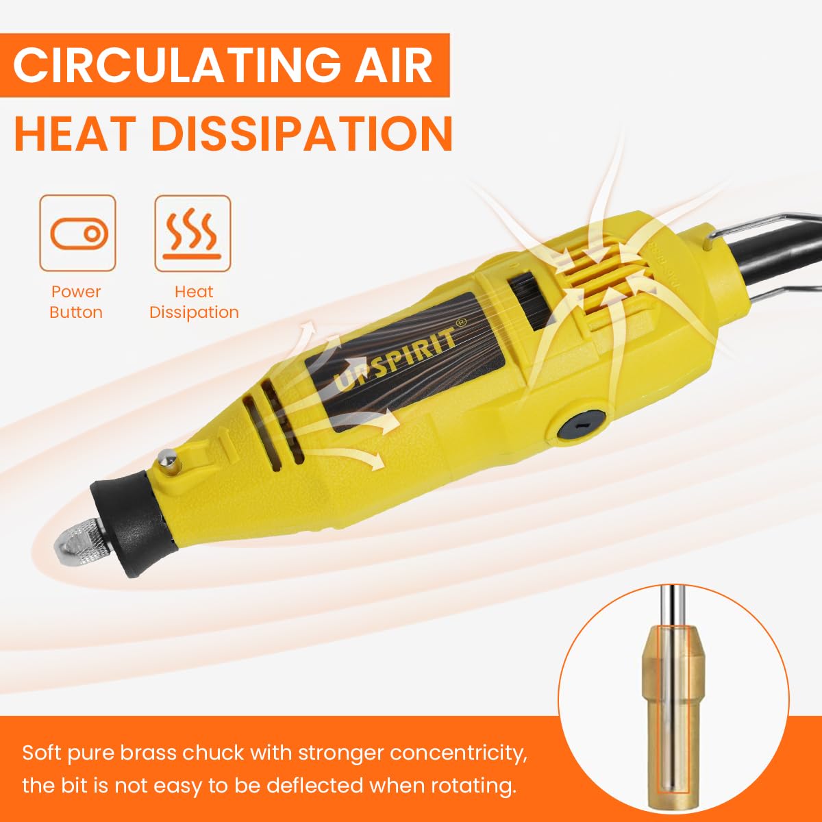 Serplex Rotary Tool Kit for DIY Crafting with 460W Motor and 211 Accessories | 6 Speed