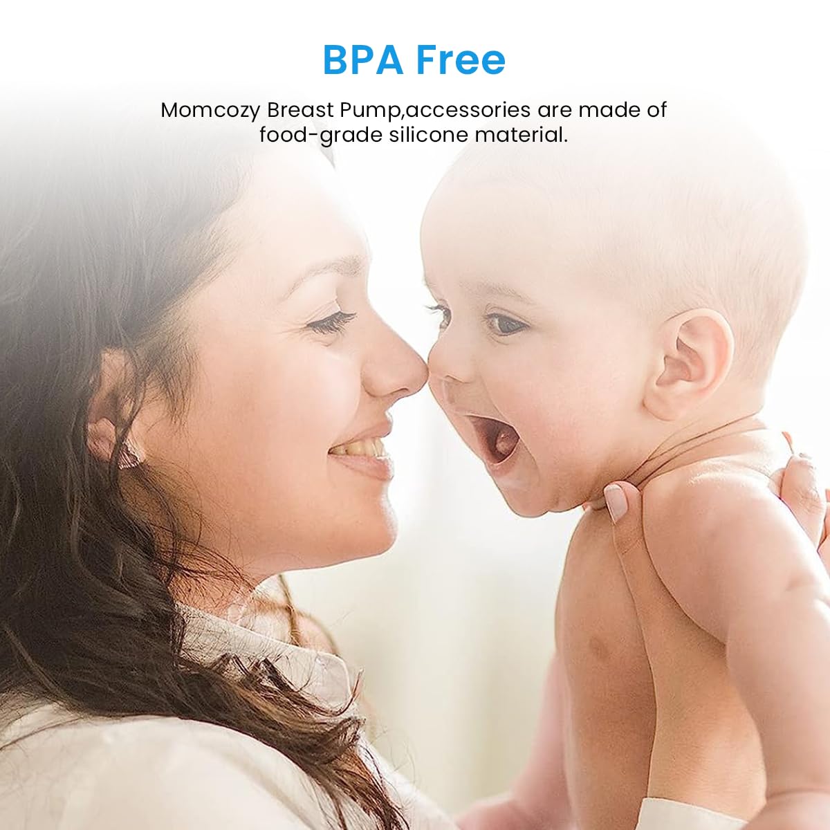 SNOWIE SOFT Breast Pump Accessories for Comfortable Use with 5 Flange Inserts 13–21mm | BPA-Free Silicone for Medela and Spectra