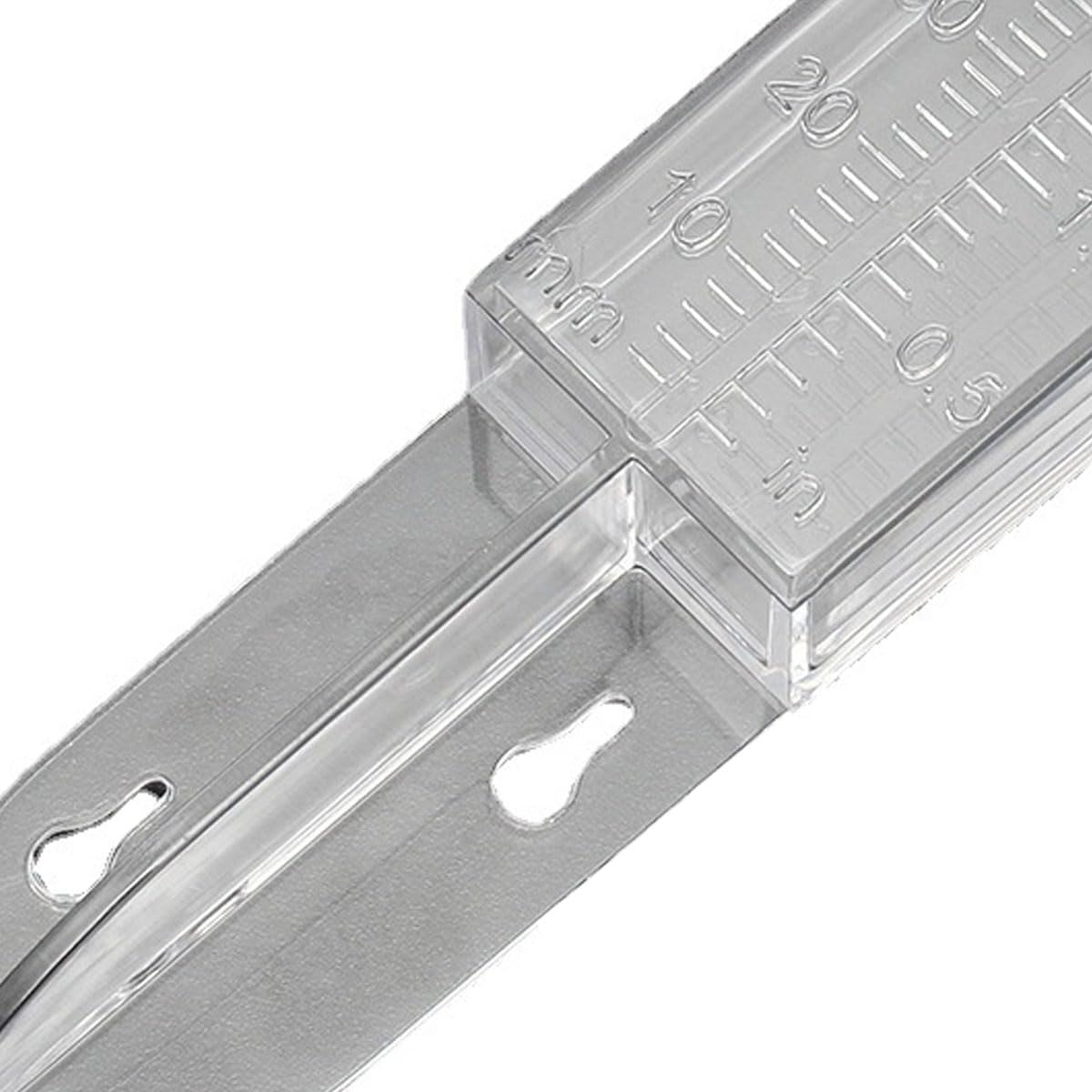 Optifit Rain Gauge for Agricultural Irrigation with 5 in Scale Tube and Ground Stake | Easy Read Plastic Rainfall Measure for Garden and Lawn