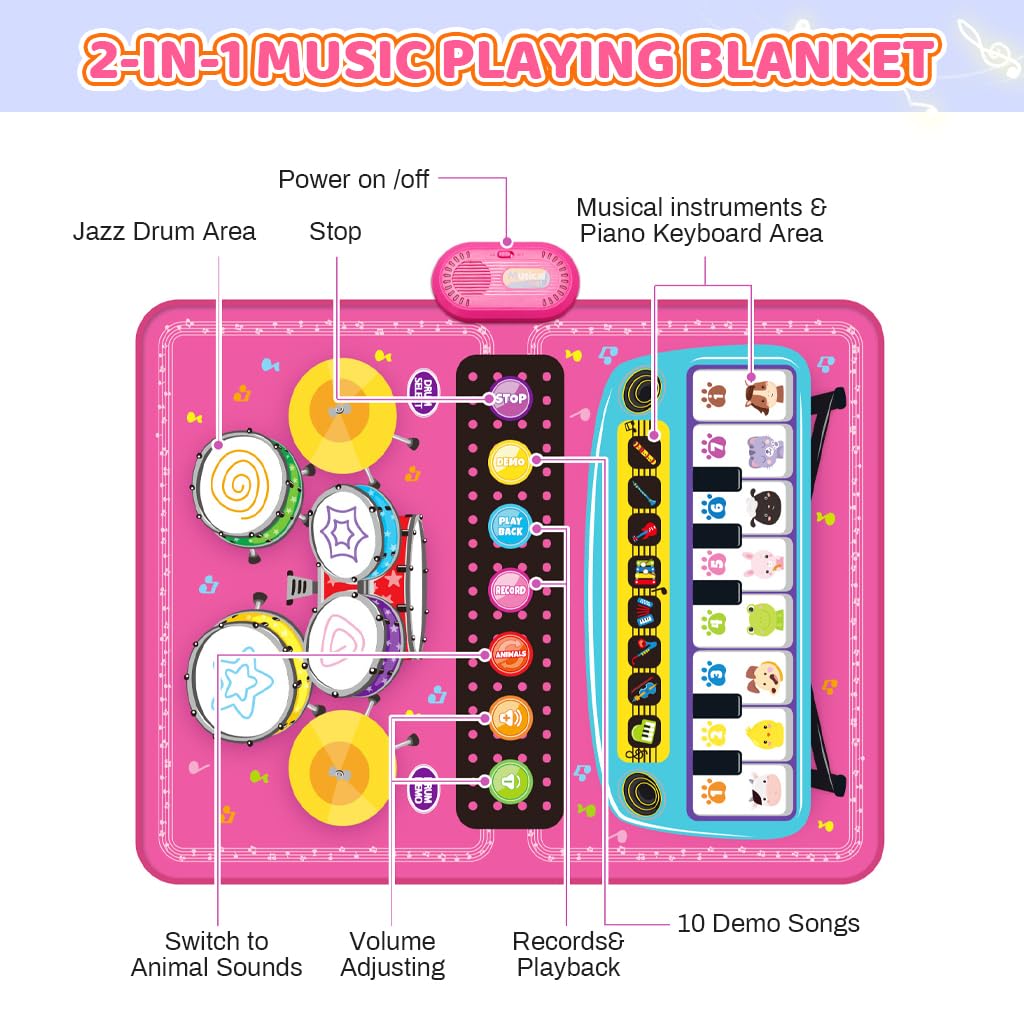 PATPAT Musical Piano for Kids with Fun Learning and Play Features | Educational Toy