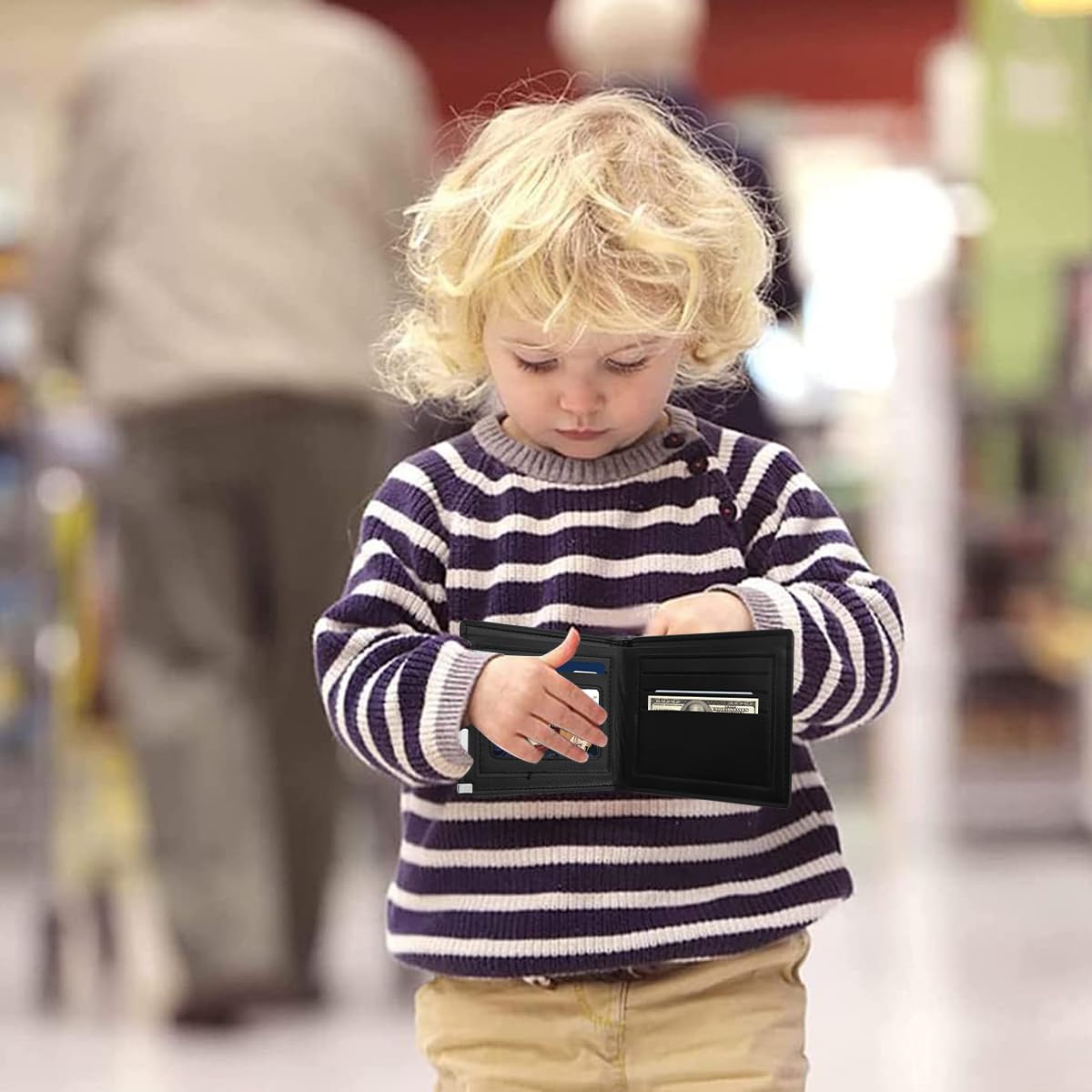 Fancyku Jujutsu Kaisen Wallet featuring Bi Fold Design with Printed PU Leather Cover for Fans