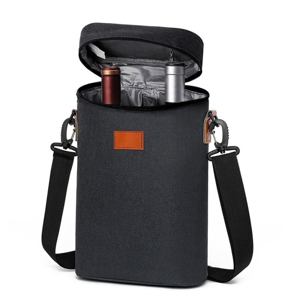 Supvox Thermal Cooler Bag for Wine with 7L Capacity and Zippered Closure | Dual Carry Options