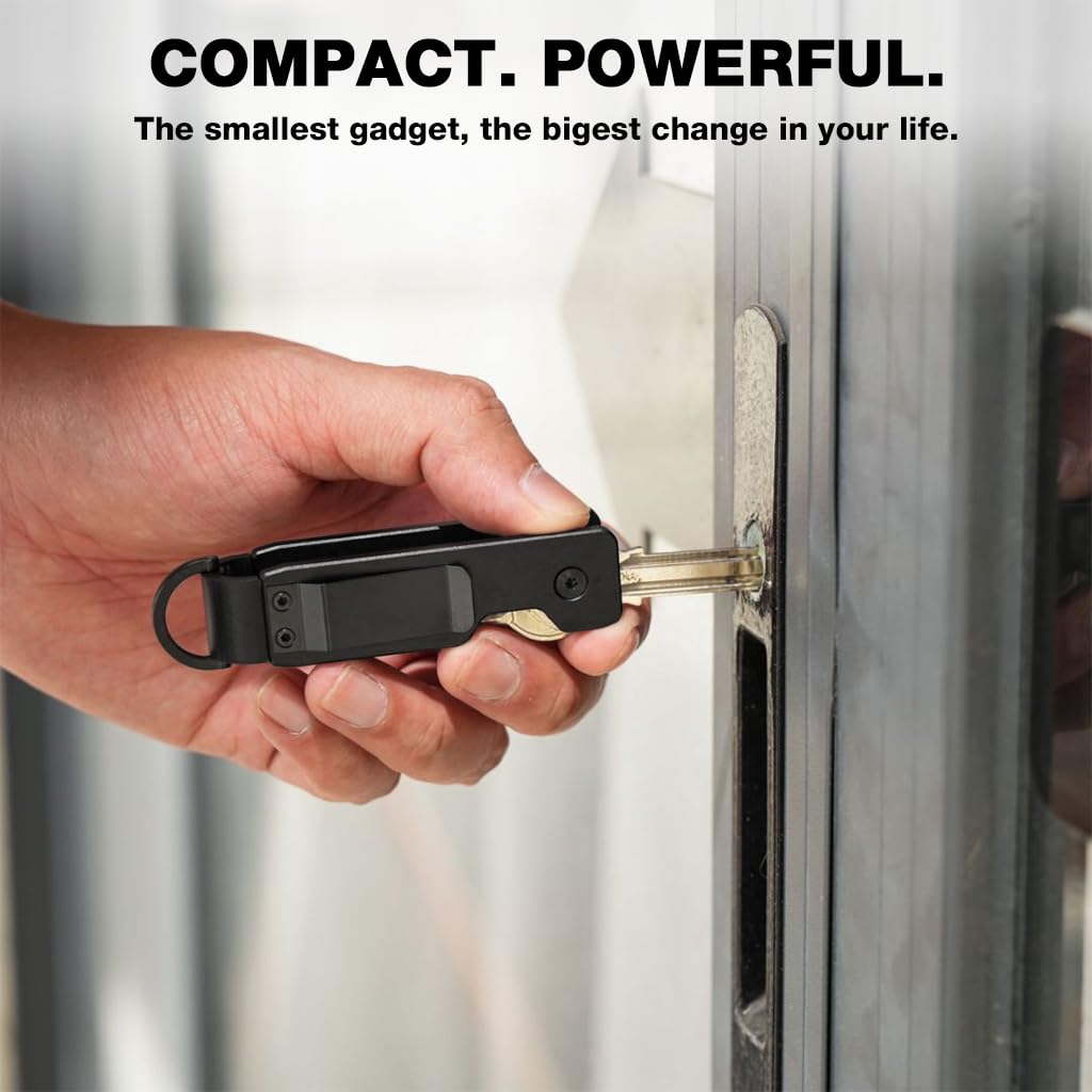 SANNIDHI Key Organizer for Home Office and Travel with D-Ring Clasp | Holds 2-6 Keys