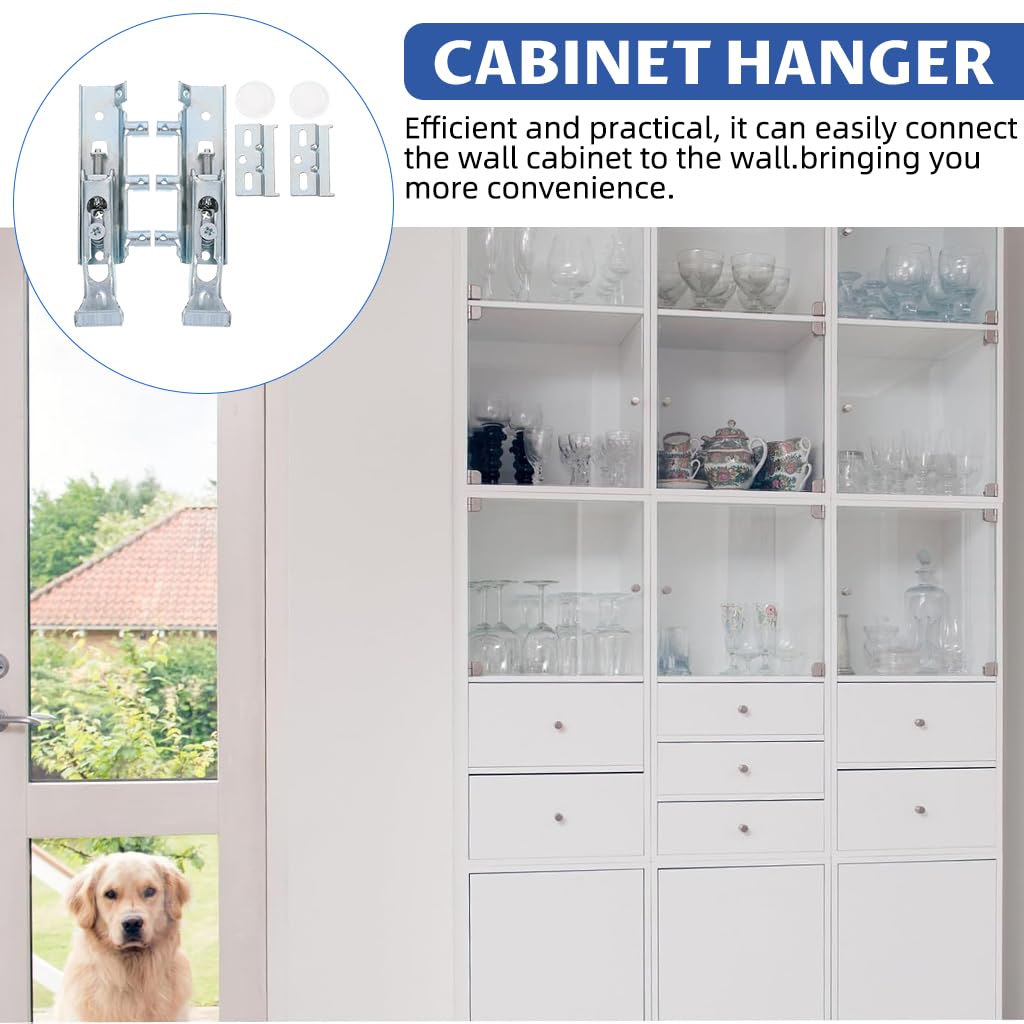 Serplex Concealed Cabinet Hangers for Wall Mounted Cabinets featuring Stainless Steel 2Pcs | Hidden Heavy Load Mounting Hardware