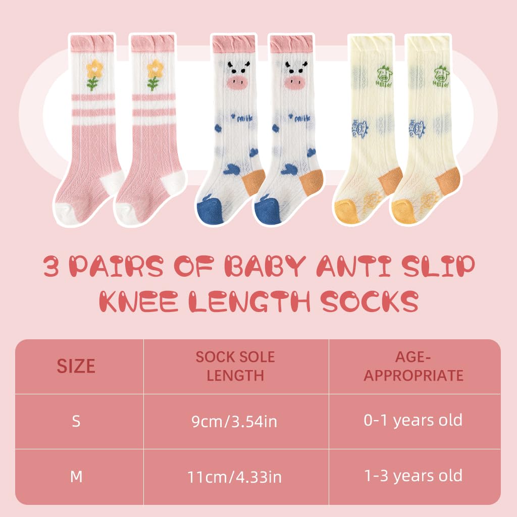 SNOWIE SOFT Baby Stockings featuring Breathable Mesh and Soft Cotton Blend for Girls 0–12 Months