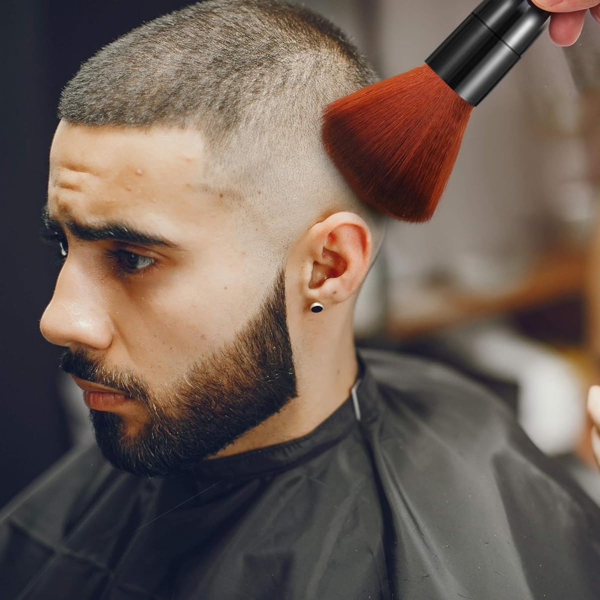 MAYCREATE Hair Cutting Scissors Kit for Home Use with Adjustable Screw & 10 Pcs Set | Stainless Steel for Men Women and Kids