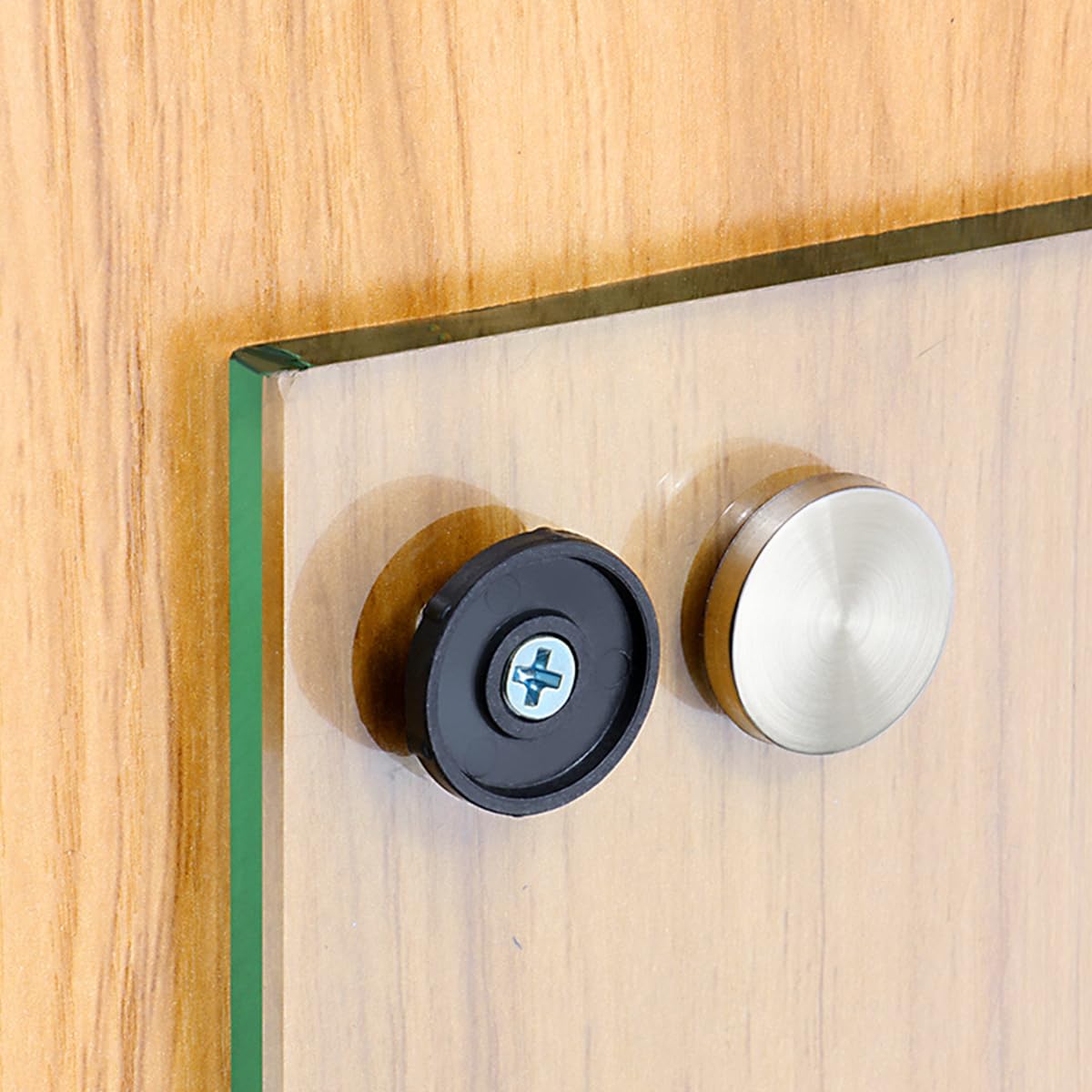 Serplex Decorative Screw Caps for Mirrors and Furniture with 20mm Zinc Alloy Cover | 20 Sets