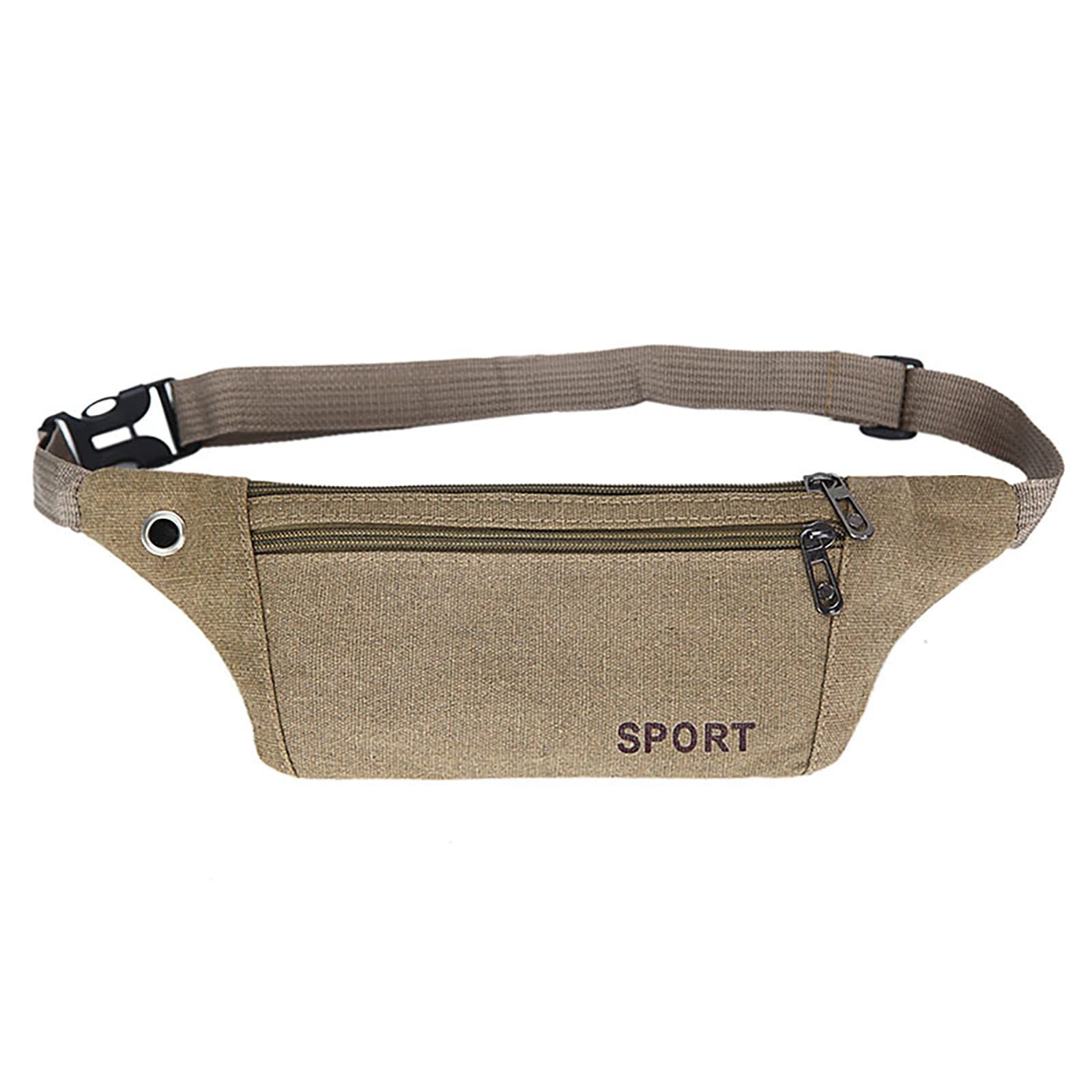 Proberos® Fanny Pack for Men Women,Beige