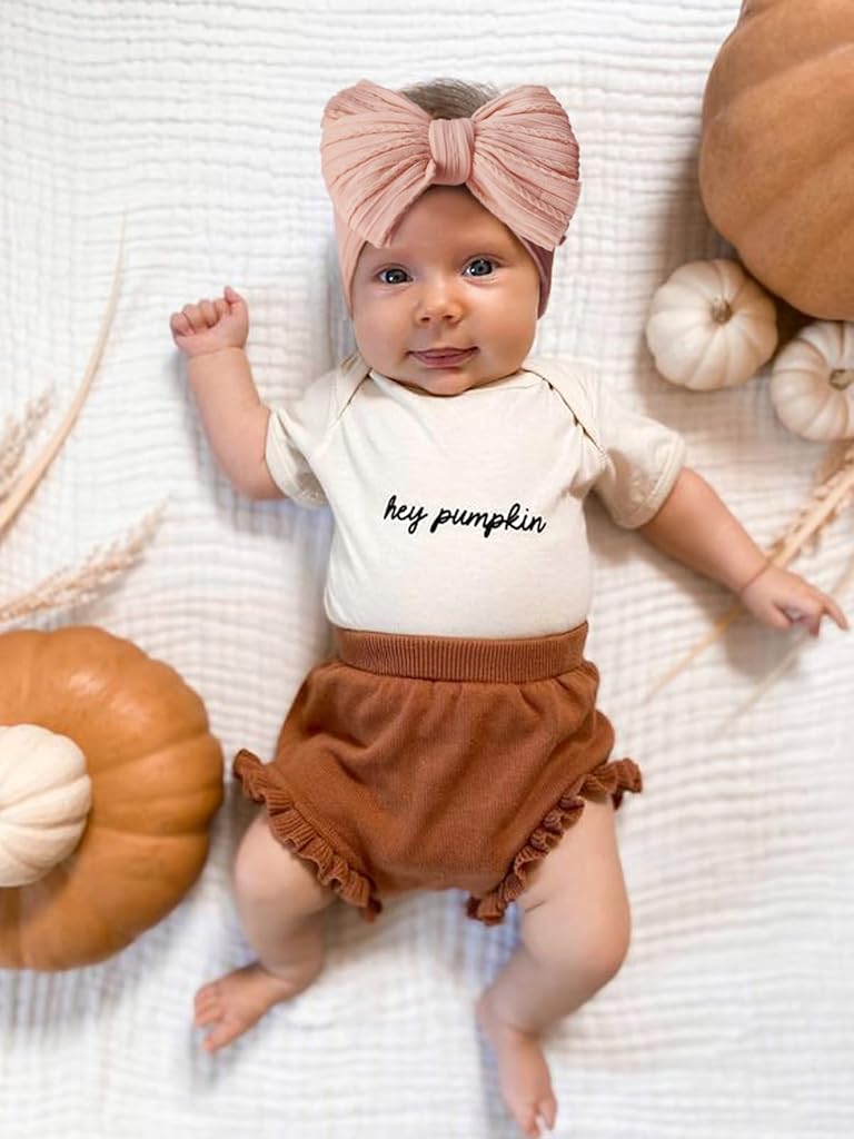 SNOWIE SOFT® 6Pcs Hair Bands for Baby Girls 0-24 Months