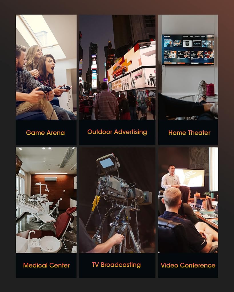 Verilux 8K HDMI Cable for TV and Gaming featuring 48Gbps Transfer & 9.8 ft Nylon Braid