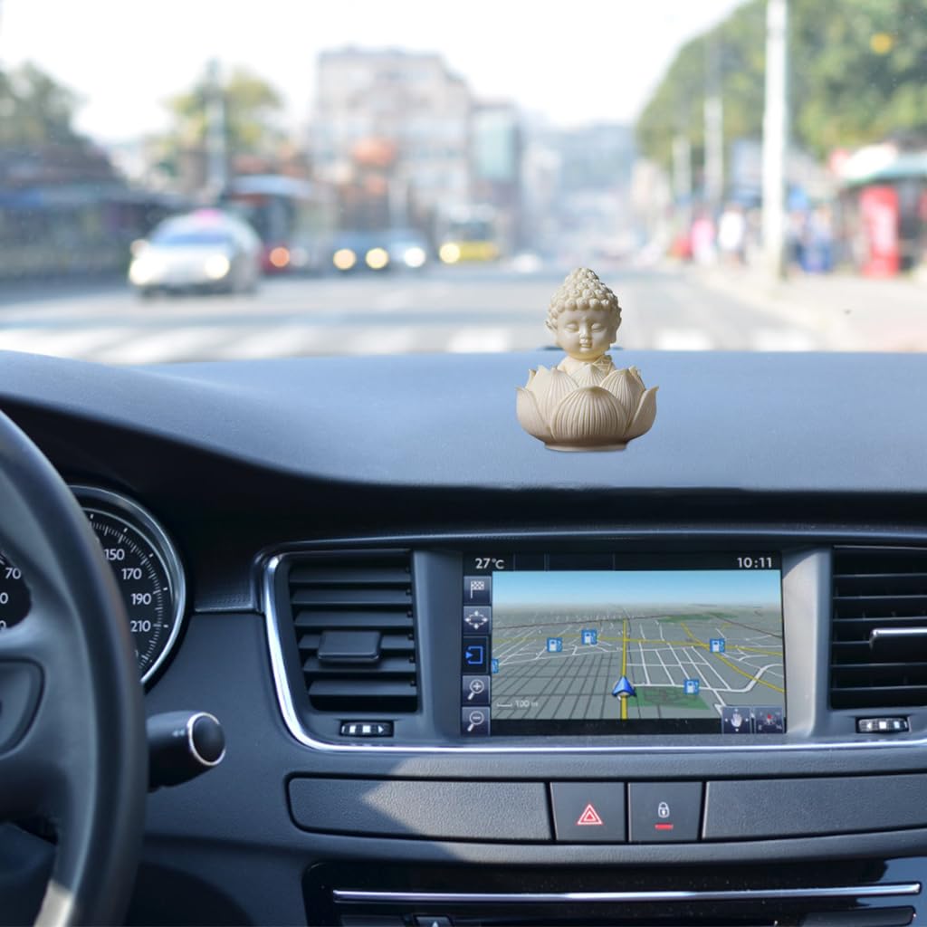 HASTHIP Buddha Statue for Home and Office Decoration with Lotus Seat | White Bodhisattva Figurine