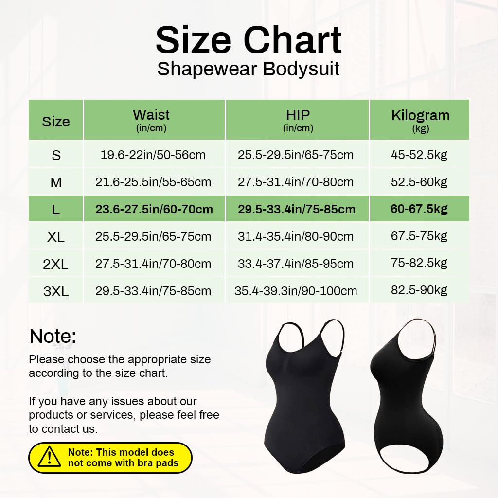 PALAY Tummy Control Shapewear Bodysuit for Women with Adjustable Buckle and Nylon Fabric | XXL 32cm Waist Slimming Body Shaper