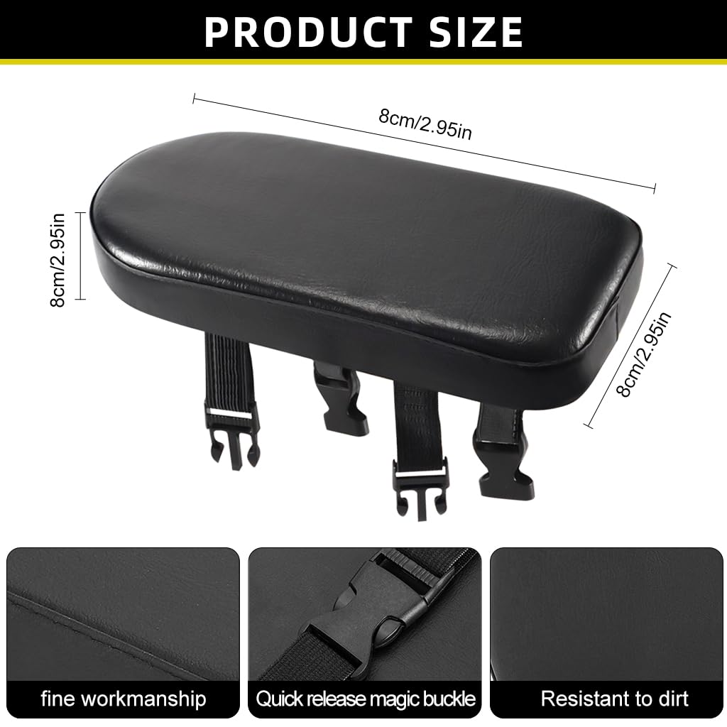 Proberos Bike Rear Seat for Bicycles with Thick PU Cushion 30x15x3.5cm | Weather‑Resistant Comfort