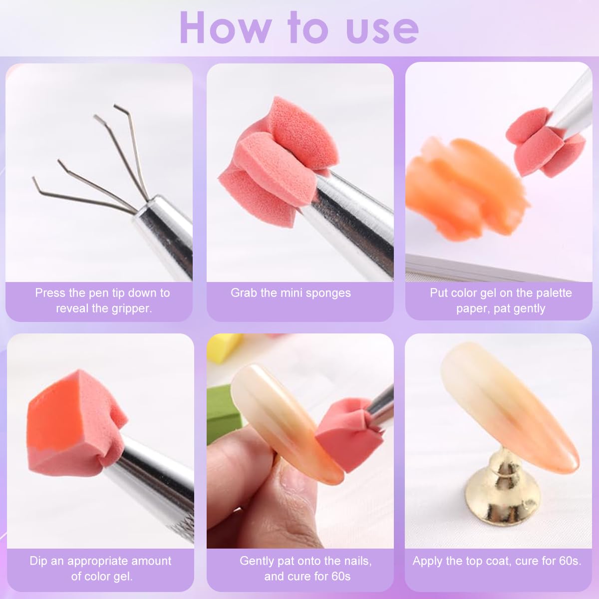 MAYCREATE Almond Nail Tips for Nail Extension DIY with 504 pcs 12 Sizes Clear Full Cover