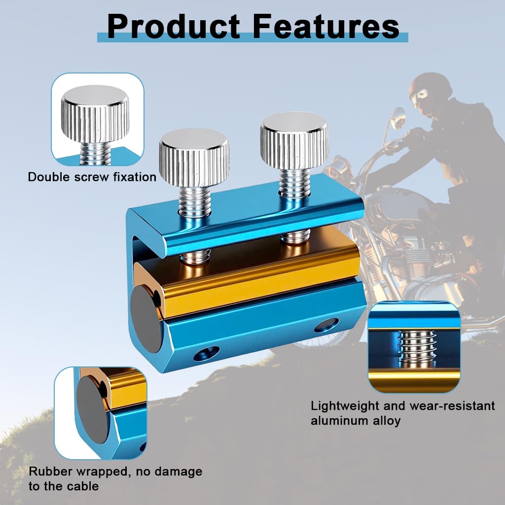 STHIRA Cable Luber Tool for Motorcycles and Bicycles with Dual Knob Design | Aluminum Build