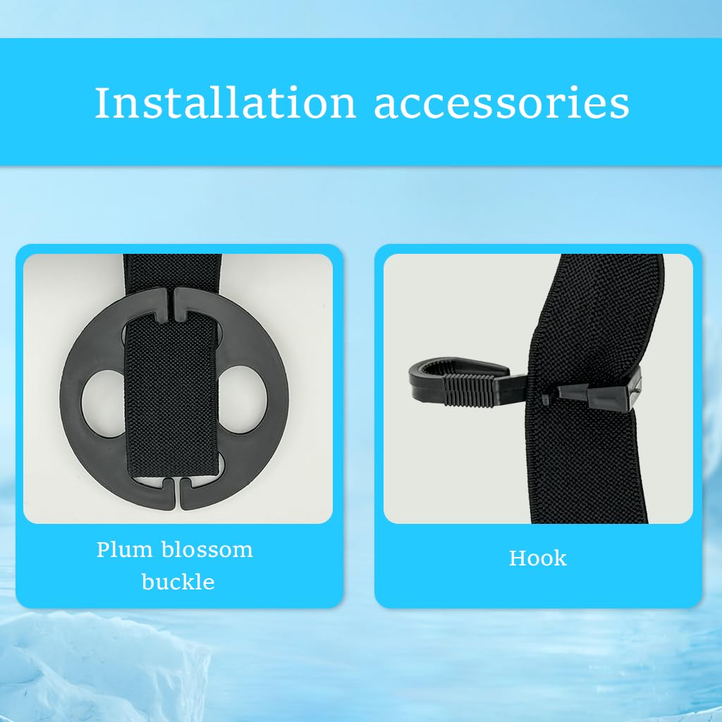 STHIRA Cooling Seat Pads for Cars with Backrest Massage and Non Skid Ice Silk Design | 2PCS