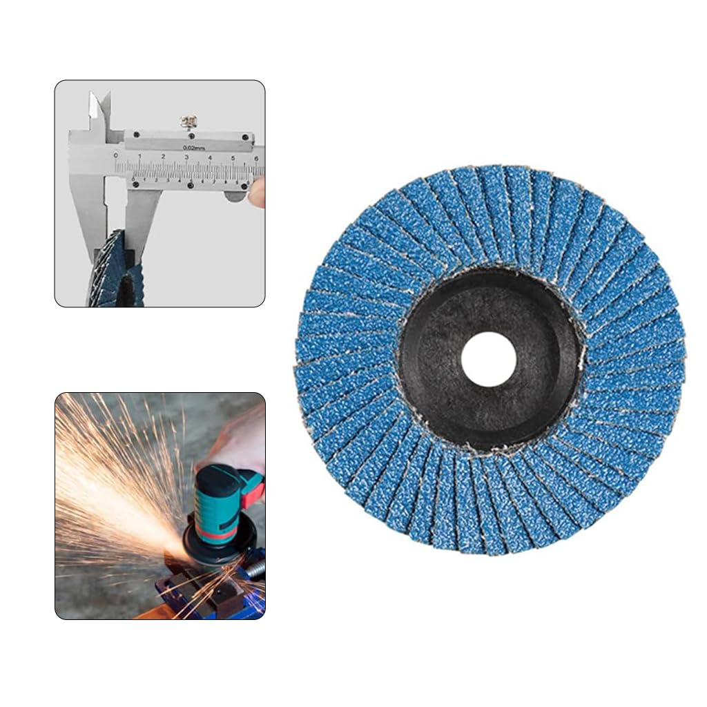 Serplex Angle Grinder Abrasive Discs for Wood Carving and Sanding 7 pcs Set | Fits 3 in Grinders
