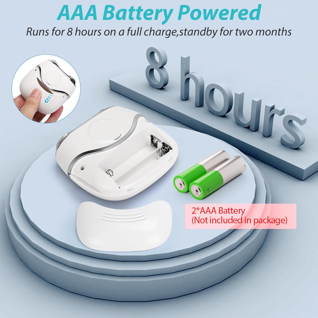 ZIBUYU Baby Nail Cutter for Newborns with Quiet Electric Trimmer and Built in Nail Dust Bin | Battery Operated Portable Design