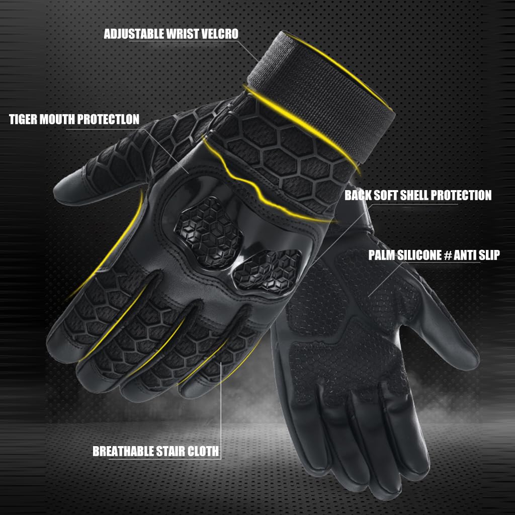Proberos Motorcycle Riding Glove for Daily Commute and Outdoor Touring | Comfortable Fit