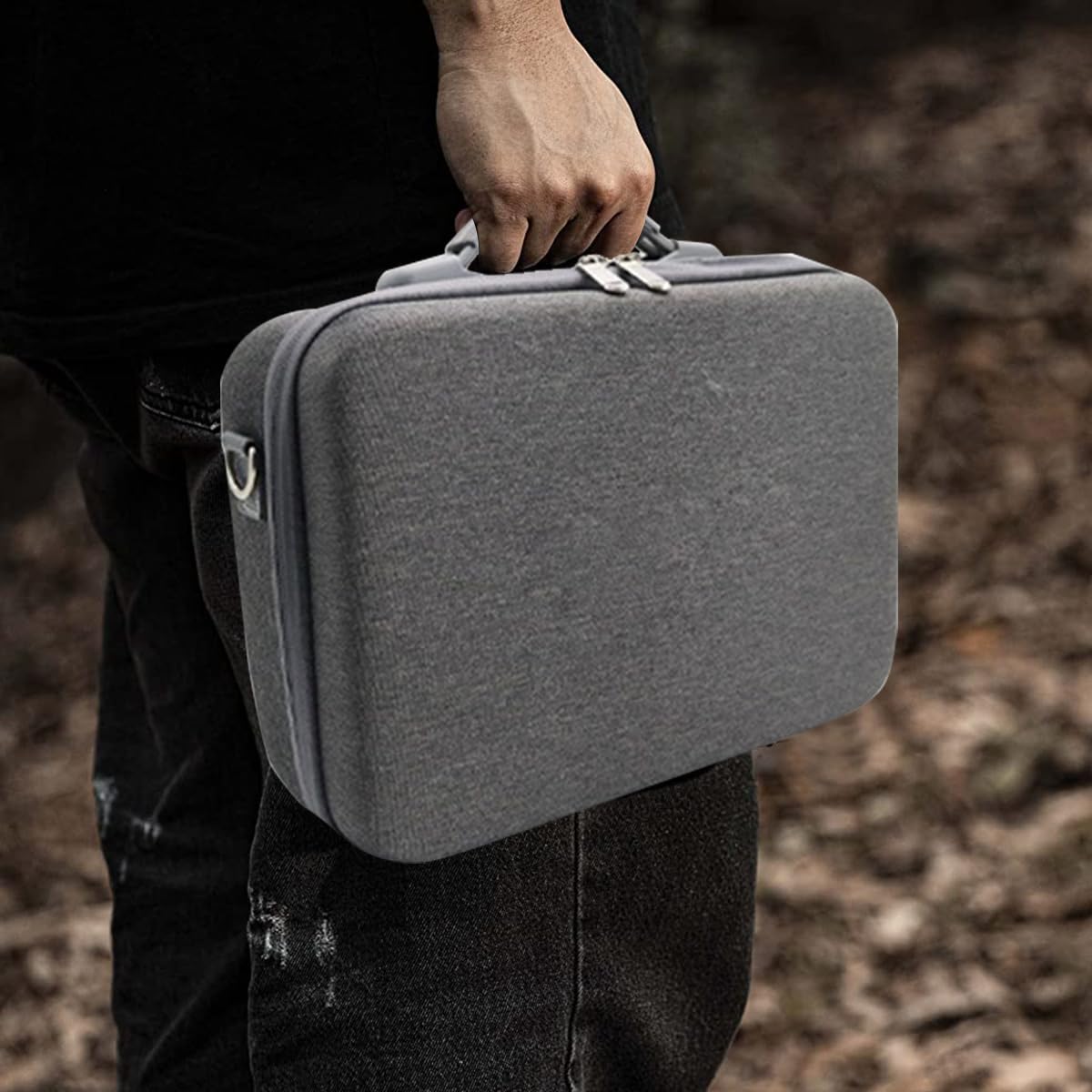 ZORBES Carrying Case for DJI Mini 3 Pro with Hard Shell EVA Interior and Shoulder Strap | Waterproof Travel Storage Bag