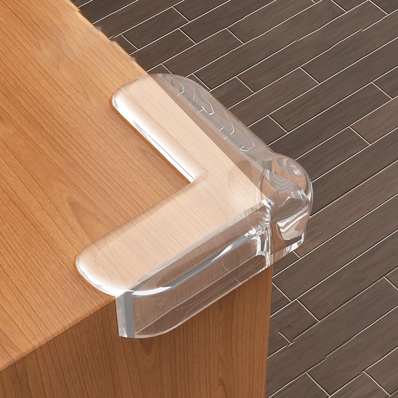 SNOWIE SOFT® Baby Proofing 12 Pack Corner Protector Baby Corner Guards Furniture & Edge Safety Bumpers Clear Proofing