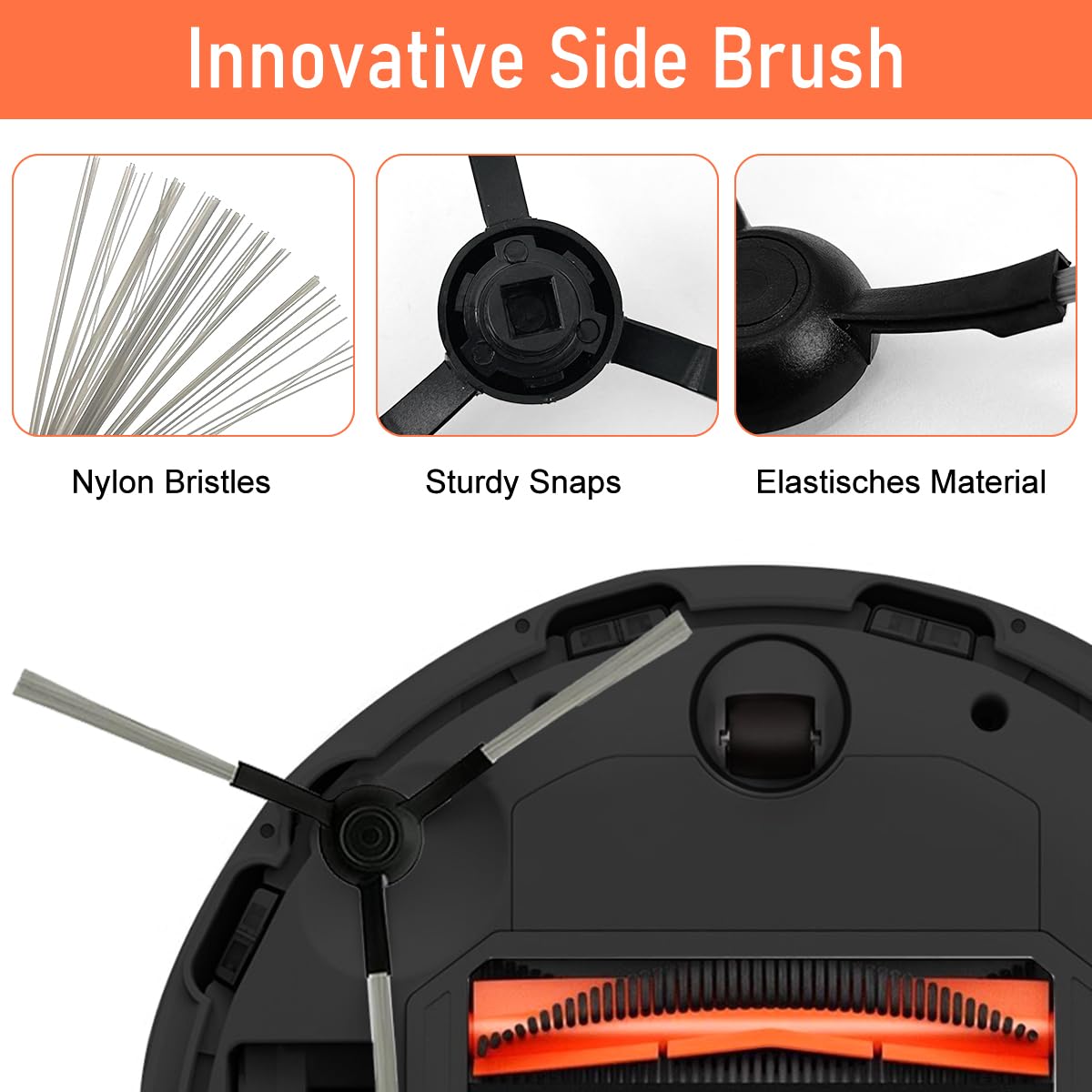 Verilux Sweeping Robot Accessories Set for Mi Vacuum Cleaner 10S | 2PCS Replacement Parts