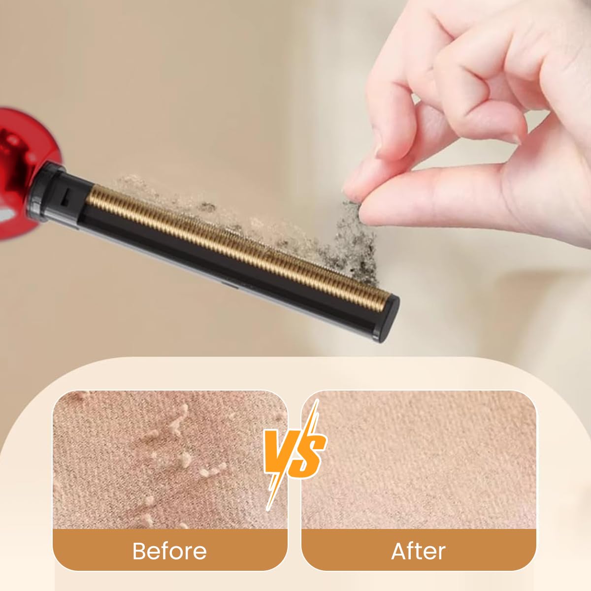 HASTHIP 2 in 1 Lint Roller for Clothes and Travel with Washable Reusable Gel Scraper | Pet Hair Remover