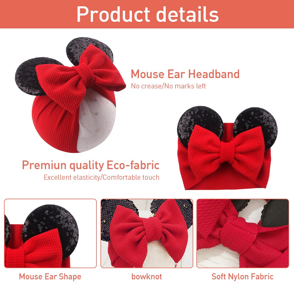Baby Bows Turban Knotted Head Wraps for Baby Girls featuring Soft Stretchy Fabric