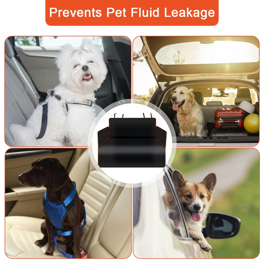 STHIRA Waterproof Car Trunk Mat for Pets 180x105cm with Non Slip Backing | Anti Scratch Cover for Cars and SUVs