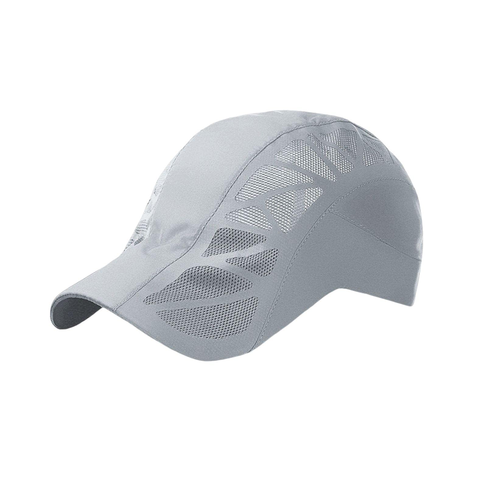 Venzina Baseball Cap for Outdoor Use with Breathable Mesh Design 56-60cm Grey | Adjustable Fit
