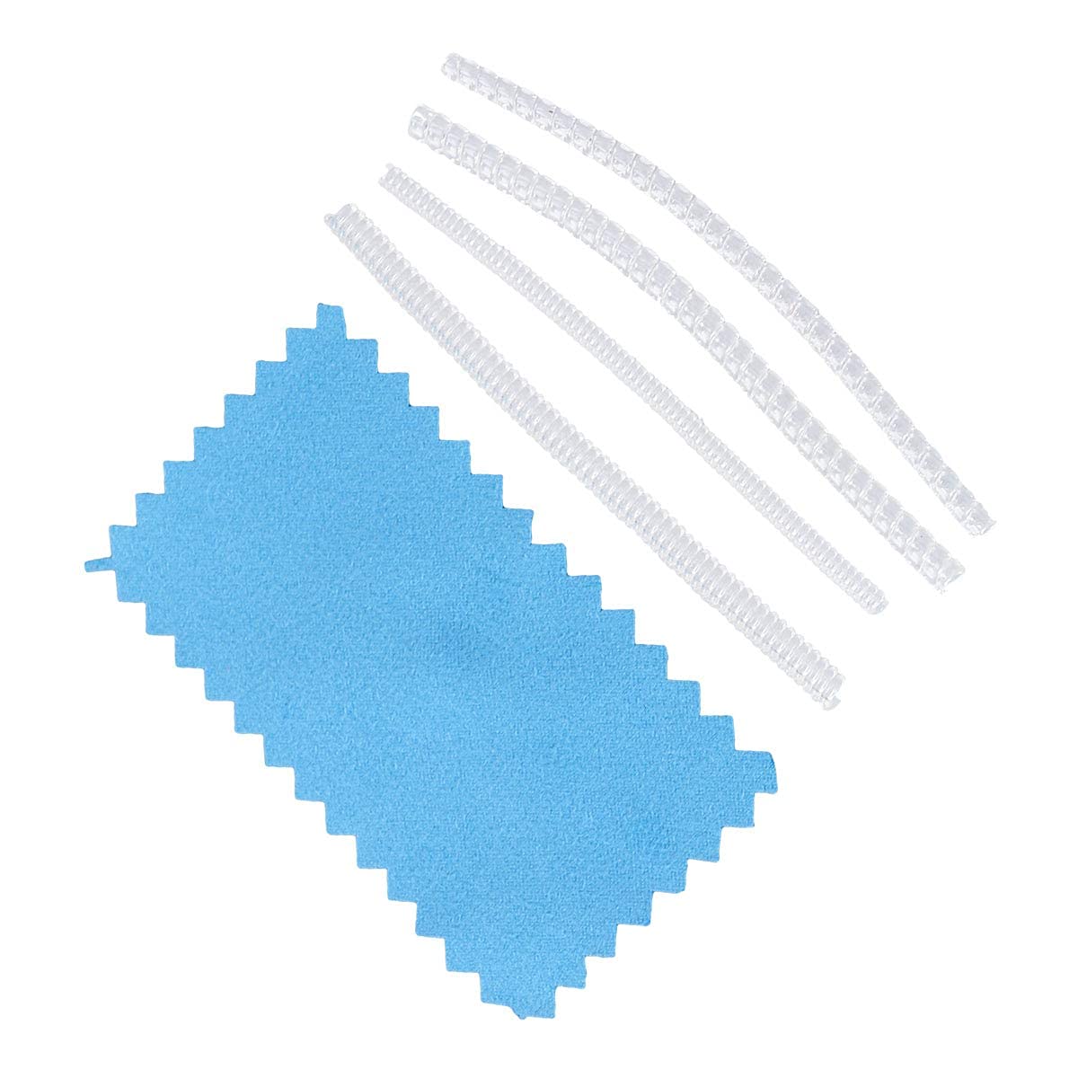 SUPVOX Ring Size Adjuster Set for Loose Rings with Spiral and Flat Coils | 4pcs TPU 10cm
