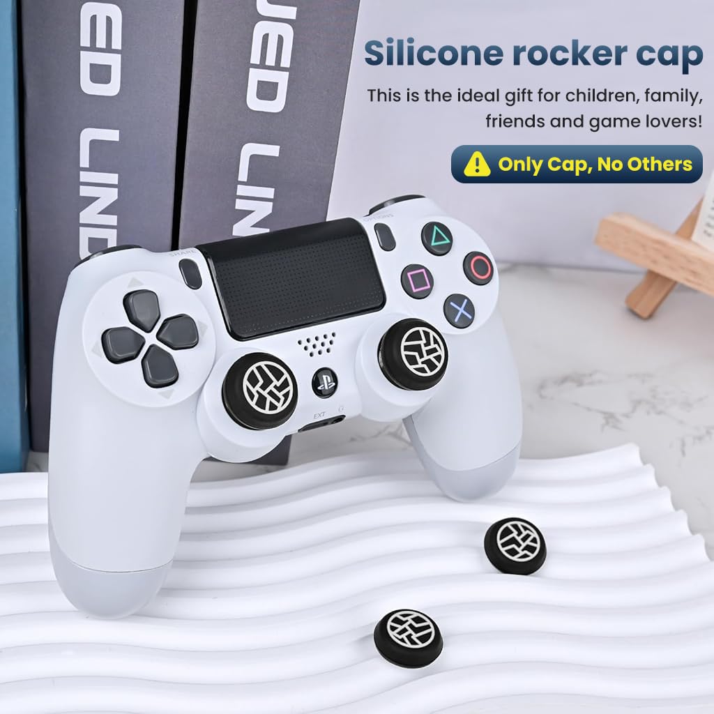 ZORBES PS5 Controller Thumb Grip Caps 4PCS with Anti-Slip Silicone | for PS4 Xbox Switch Pro