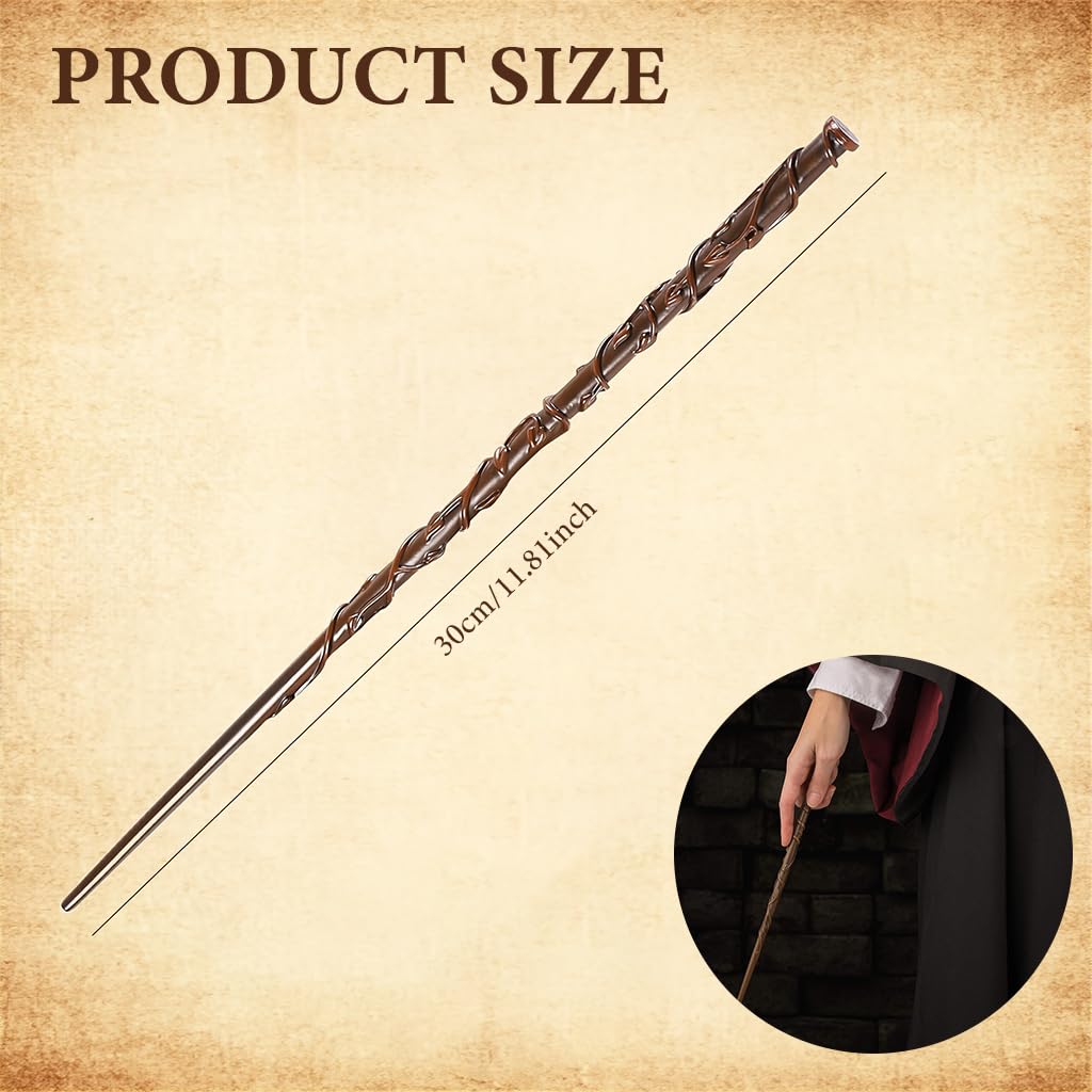 Zibuyu Wand for Cosplay and Halloween featuring 30cm Grape Vine Design | Antique Bronze Replica