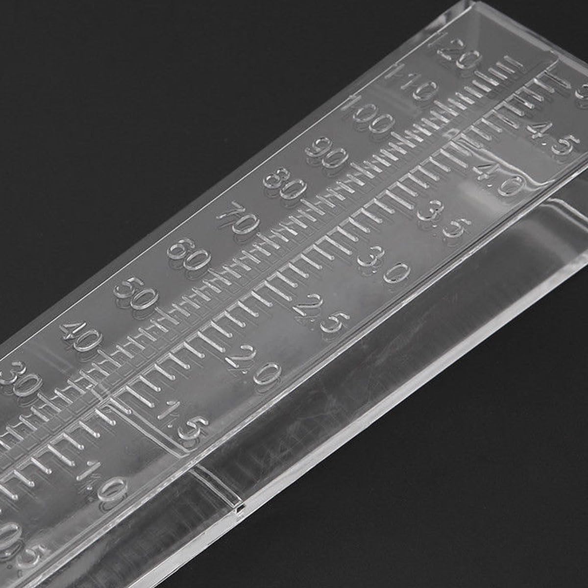 Optifit Rain Gauge for Agricultural Irrigation with 5 in Scale Tube and Ground Stake | Easy Read Plastic Rainfall Measure for Garden and Lawn