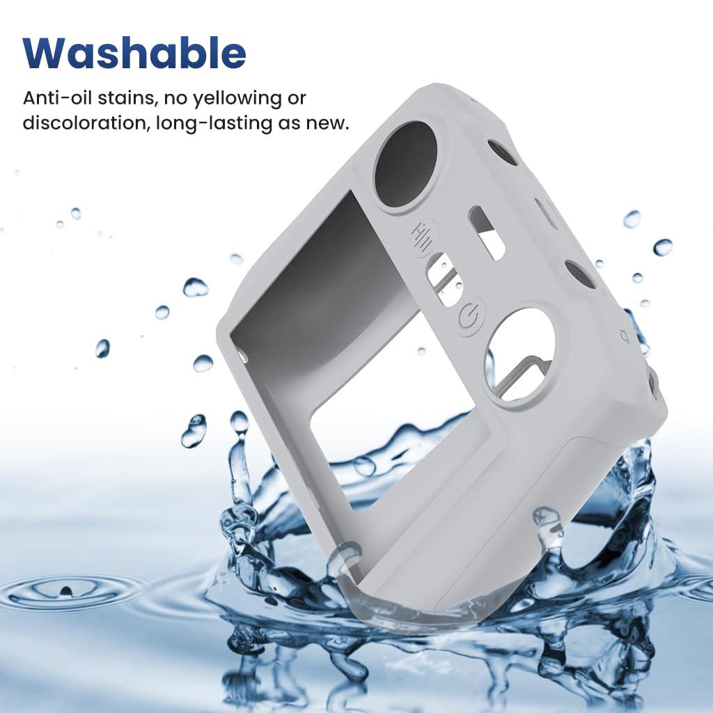 ZORBES Silicone Case for DJI RC 2 Remote Controller with 5.5 in Screen Support | Anti Slip Cover for Air 3 and Mini 4 Pro
