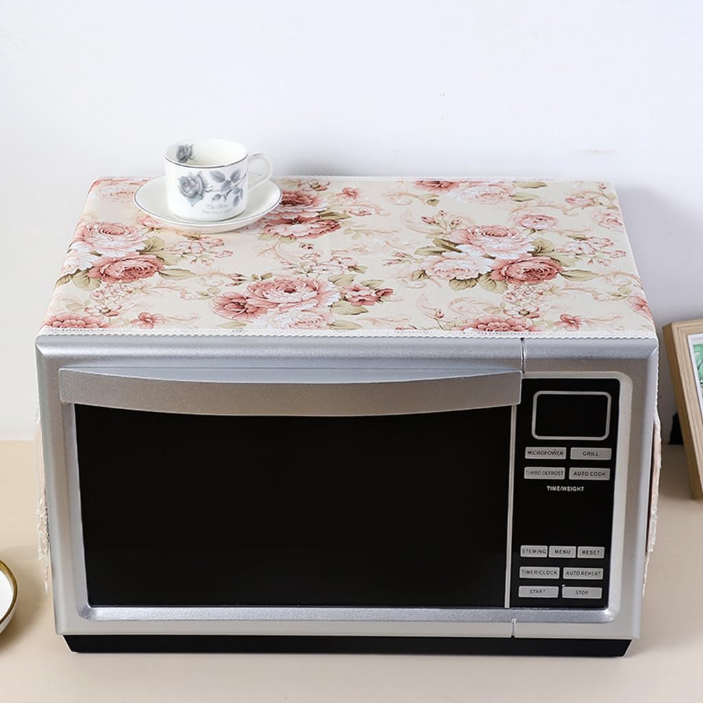 Supvox Microwave Oven Dust Proof Cover for Kitchen featuring Modern Deer Design 35×95 cm