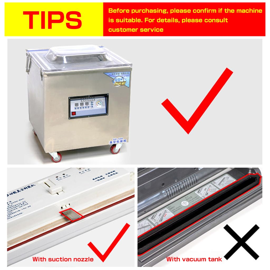 HASTHIP Vacuum Sealer Bags for Food Storage featuring 0.16mm Puncture Resistance | 100pcs 5.9x9.8in BPA Free