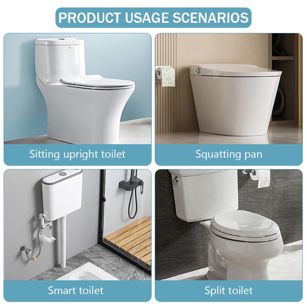 HASTHIP Automatic Toilet Bowl Cleaner for Bathrooms with Water‑Soluble Gel Cartridge Lasting 3 Months | Eco‑Friendly Lanyard Design