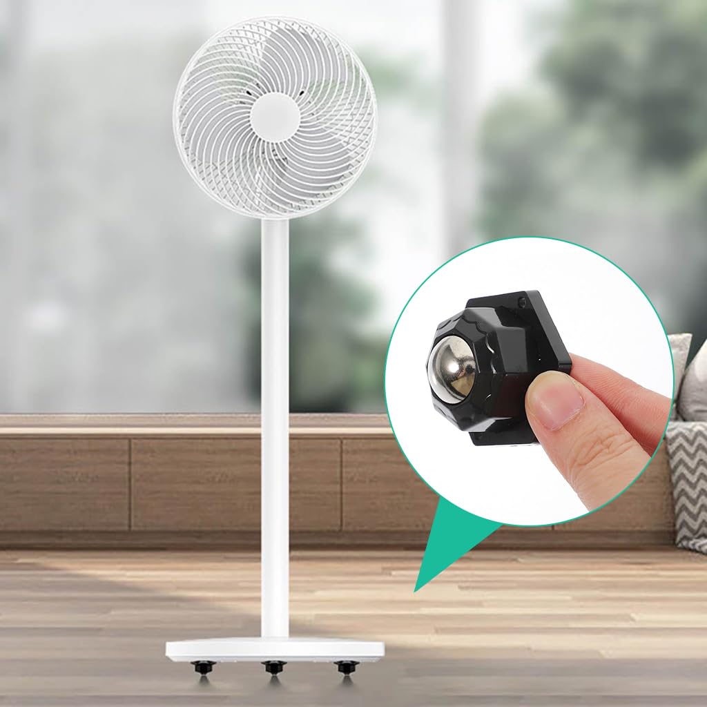 HASTHIP Caster Wheel for Furniture and DIY Projects featuring 360° Swivel | 4pcs 200kg Load